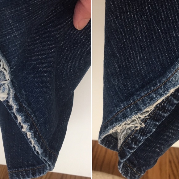 Cute Eddie Bauer cotton, decorated pocket jeans - Picture 8 of 8